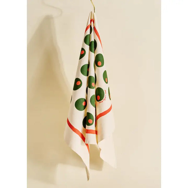 OLIVE TEA TOWEL