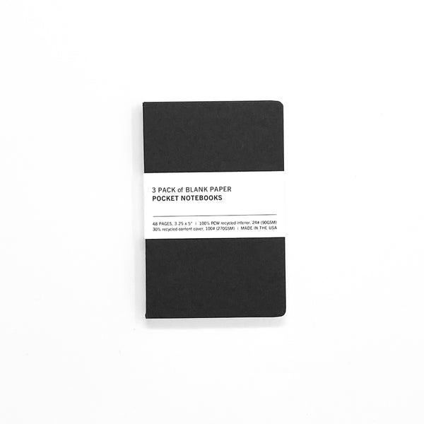 POCKET NOTEBOOK (3 PACK)