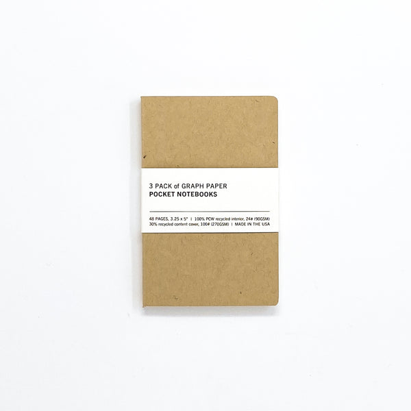 POCKET NOTEBOOK (3 PACK)