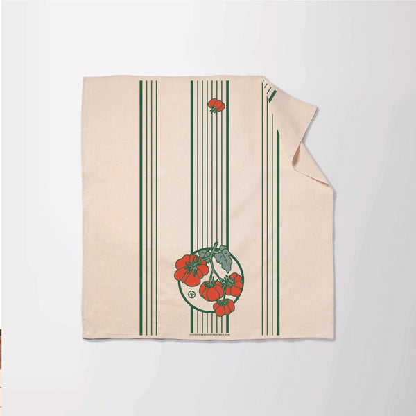 Tomato Harvest Floursack Furoshiki Kitchen Towel
