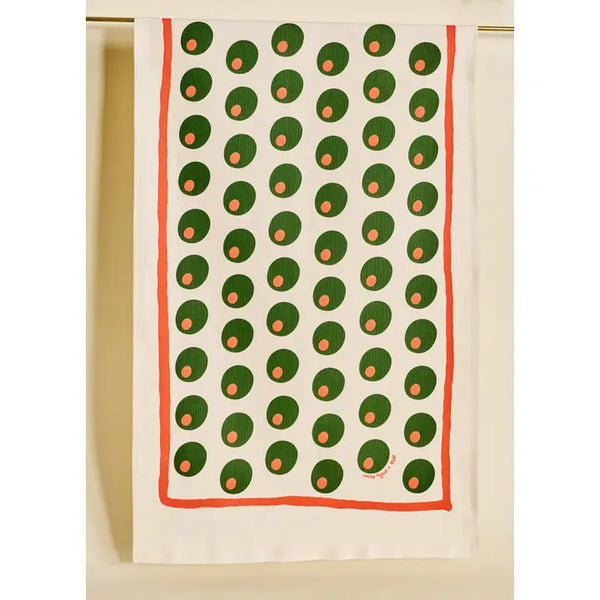 OLIVE TEA TOWEL