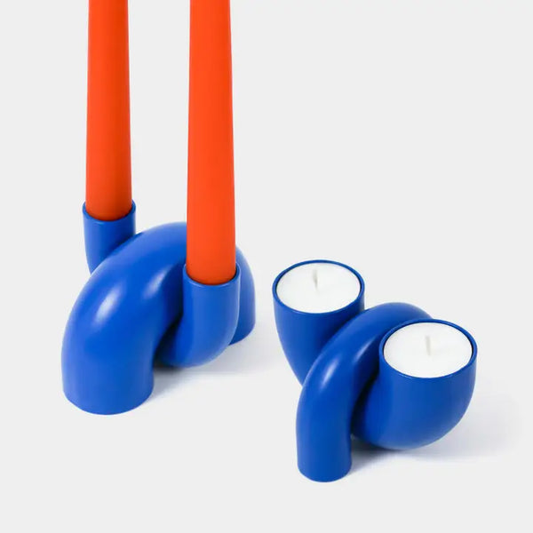 MACARONI 2 IN 1 CANDLEHOLDER