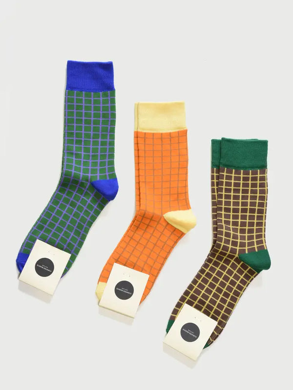 WINDOW-PANE SOCKS