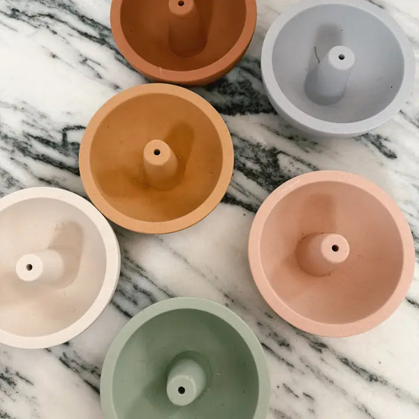 Cement Incense Holders