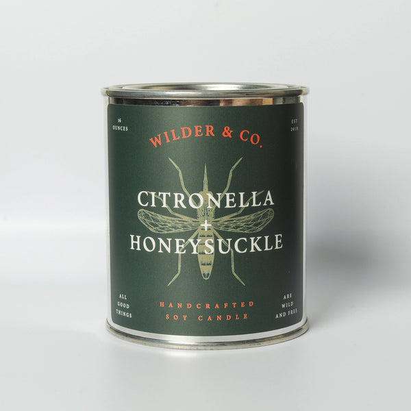 CITRONELLA + HONEYSUCKLE CANDLE